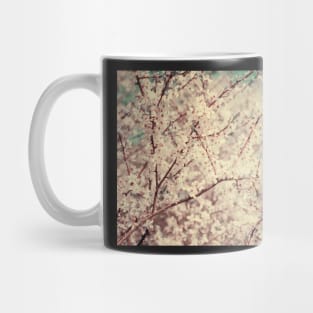 White Cherry Plum flowers Mug